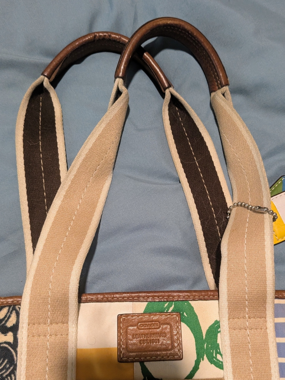 Coach Hampton's Spring Patchwork Tote - Picture 4 of 6